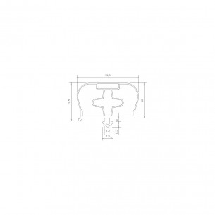 Burlete adaptable a INFRICO...